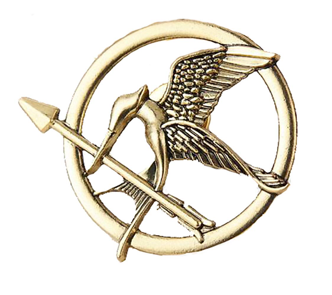 Peace River Designsd The Hunger Games Movie Mockingay Prop Rep Pin/Brooch (Gold)