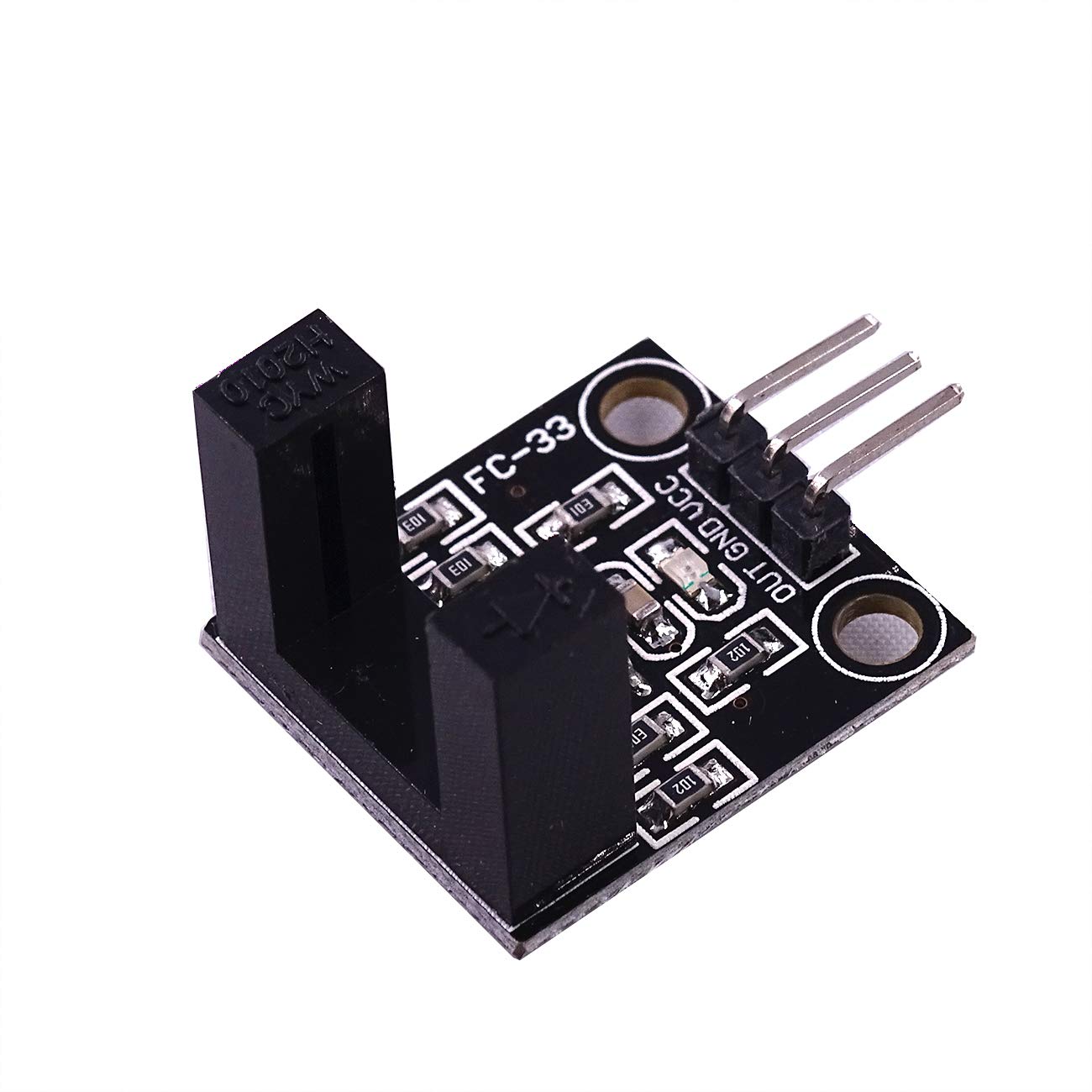 Hailege 5 szt. LM393 Korekcja fotoelektryczna Czujnik przeciwny typ podczerwieni Czujnik DC 5V