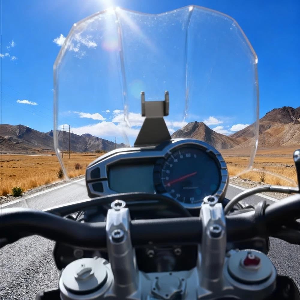 Placa Navegación GPS Móvil para Tiger 800 / XC/XR 2010-2016 2017 Soporte Navegación Motocicleta(Type 1)