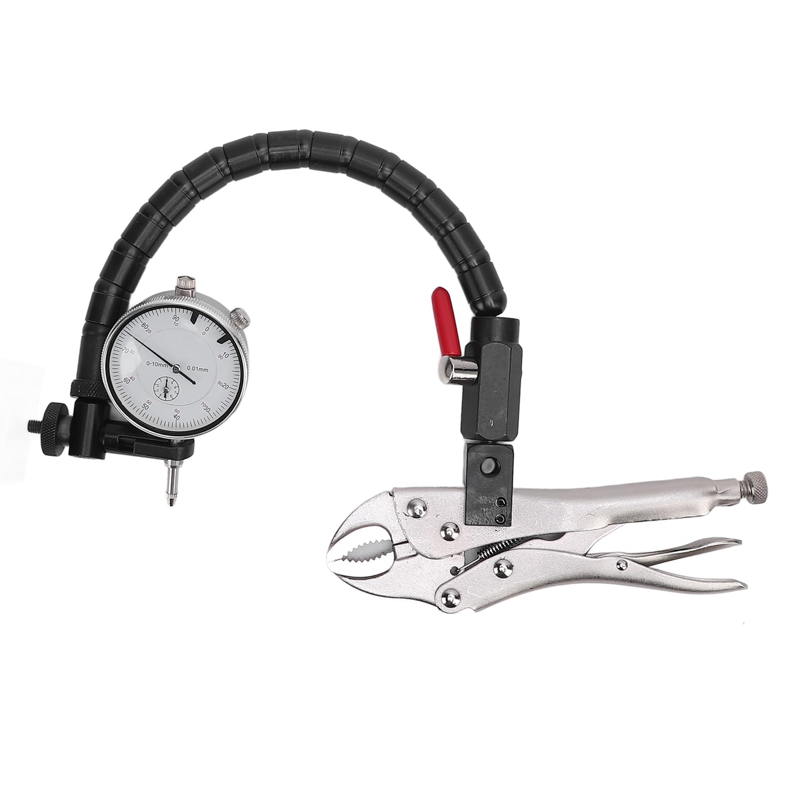 banapoy Disc Brake Rotor Set, Disc and Rotor Ball Joint Gage 360° Flexible Stem Holder Automobile Brake Disc Flatness Measurement Tool, 0.001in Resolution