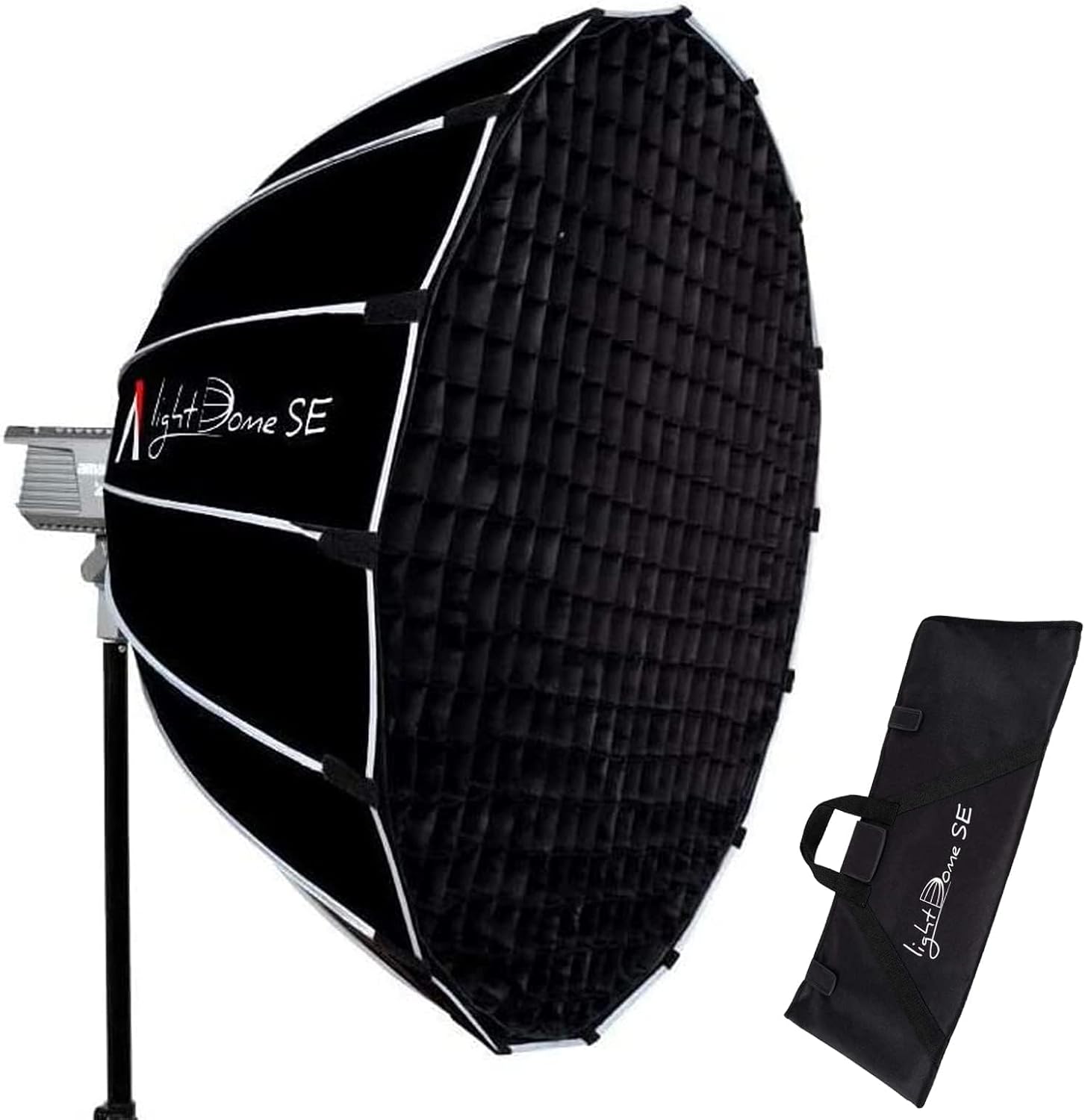 Aputure Light Dome SE 33.5inch Softbox Bowens Mount with Honeycomb Grid for Aputure Light 600d,300x,Amaran 100/200/300c/150c 63*23*8cm