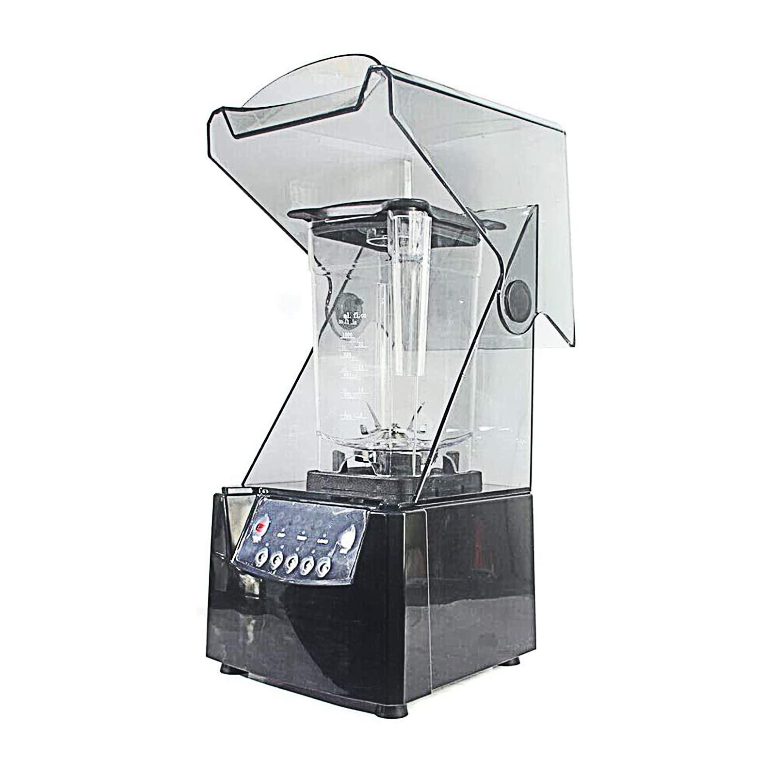 Smoothie Blender do smoothie, profesjonalny blender na blat z dźwiękoszczelną tarczą, dźwiękoszczelny mikser 2 l, sokowirówka owocowa, koktajle i smoothie, mięso i warzywa