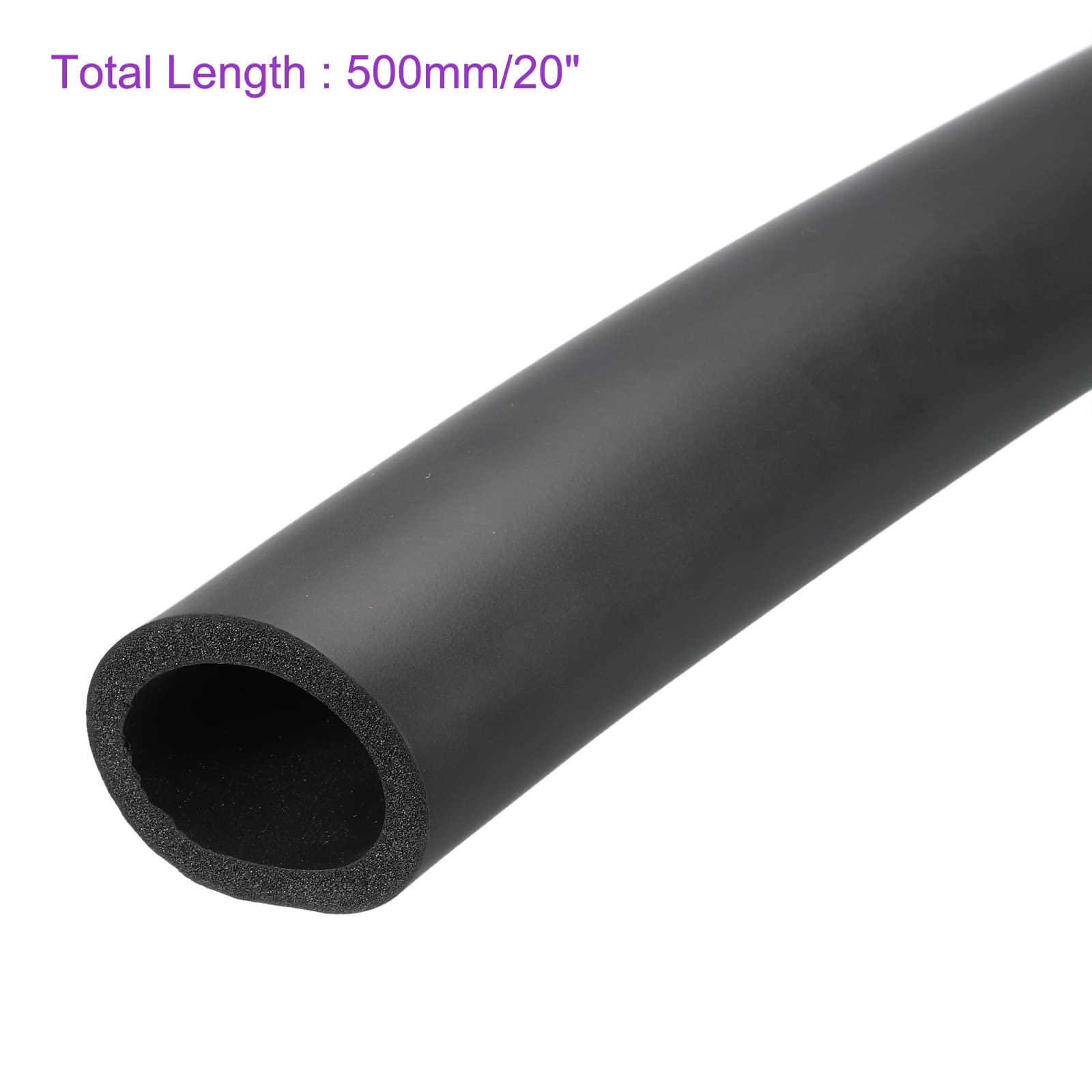 DMiotech 36mm ID x 6mm Thick 20" Black Foam Grip Wrap Closed Cell Foam Tubing Non-Slip for Utensil Tools Handle Support - Image 4
