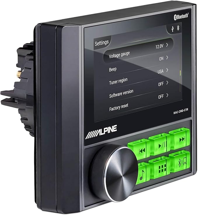 Kit Alpine KAC-CMD-CTR Controlador, Parlantes SPV-65RGB-CAN y Amplificador KTA-30FW miniatura 4