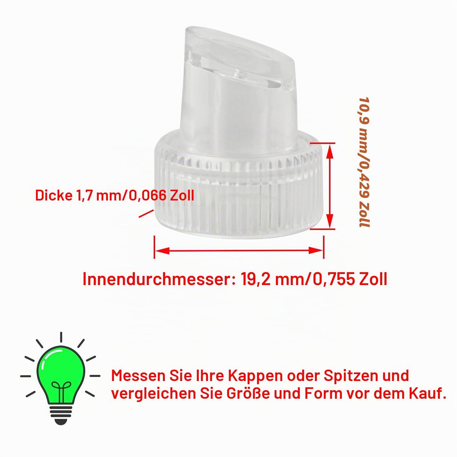 Hydrafacial Ersatz Tipps Vortex Beauty Tipps Dermabrasion Tipps für Wasser Peel Aqua Peel Hydrofacial Teile Kunststoff 9 Stück für Elitzia ETLB245 oder ET89 ETLB248 Schönheitsmaschine
