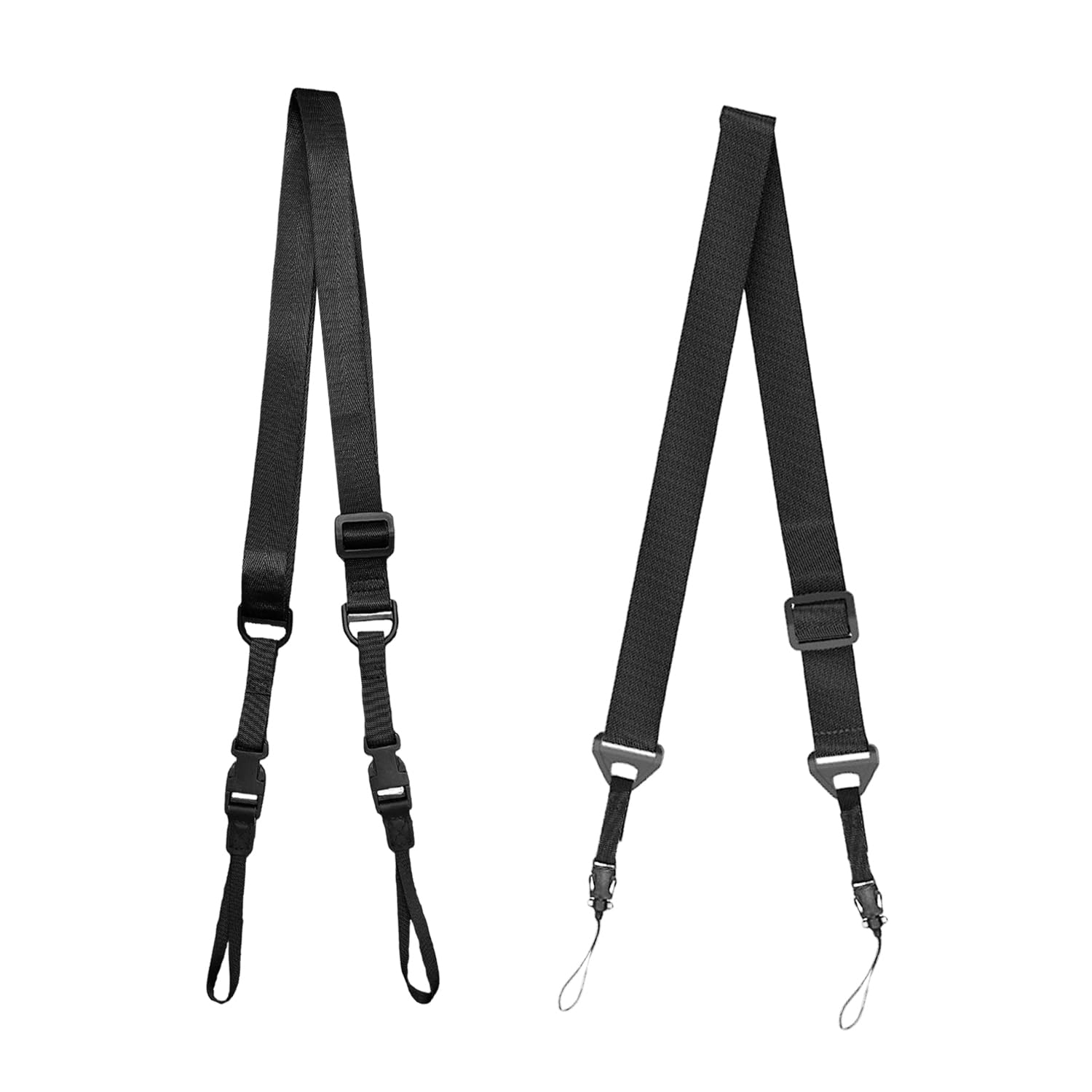 2-Piece Nylon Shoulder Straps, Simple and Versatile Shoulder Straps, Adjustable Shoulder Straps, Which Can Be Used in Bags, Cameras, Tablets.