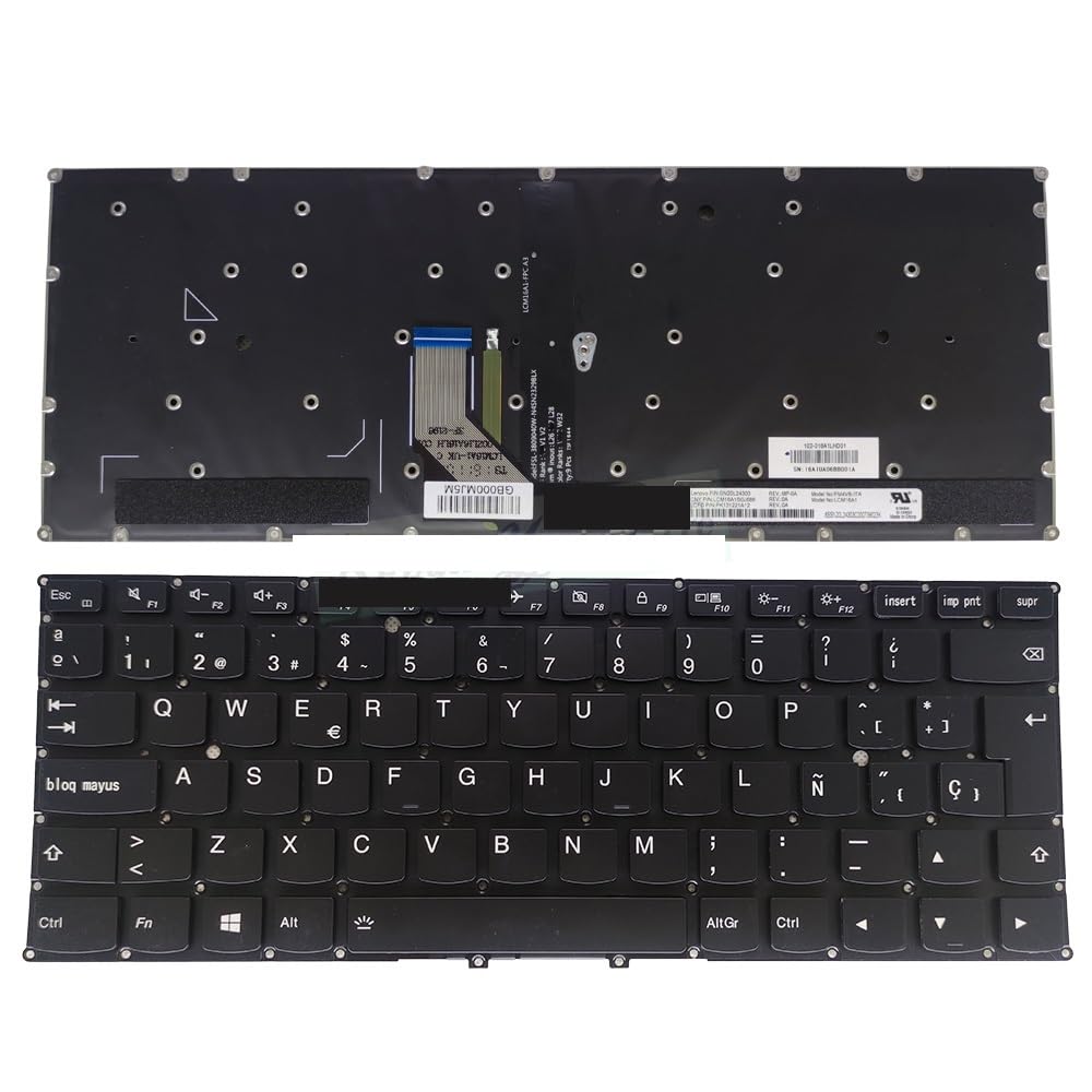 Clavier espagnol Lenovo Yoga 910 réparer touches bloquées