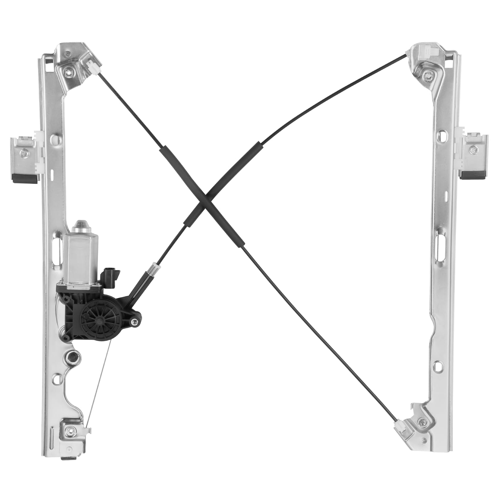 Front Left Driver Side Window Regulator with Motor (2 Pins) 741-442 Compatible with Chevy Silverado 1500/2500HD/Tahoe/Suburban, GMC Sierra/Yukon 2007-2014, Cadillac Escalade 2007-2008