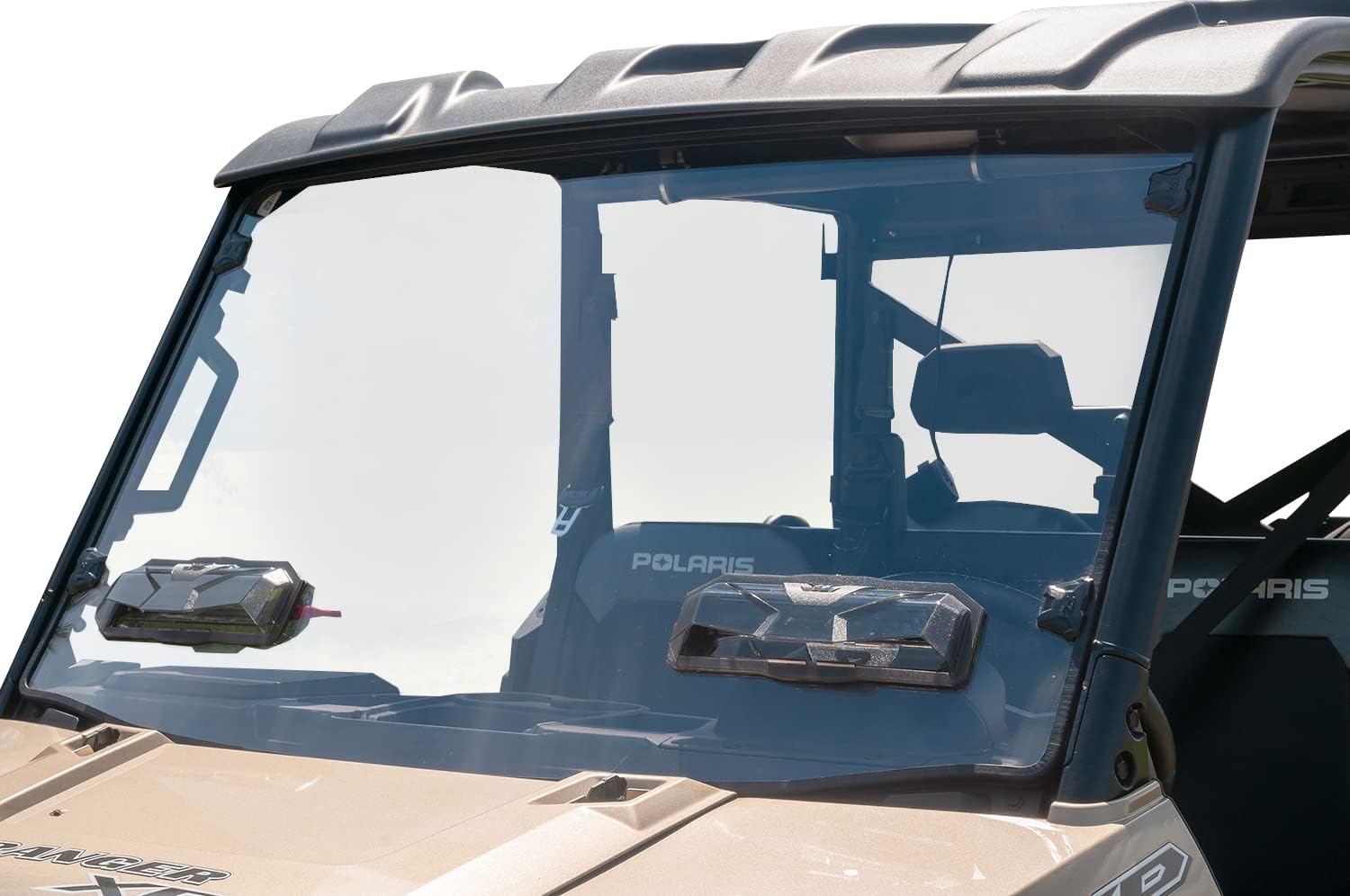 Seizmik UTV Versa-Vent Windshield Compatible with Polaris Midsize Ranger 500/570 2015-2025 UTV Models | No Tools Required | UV Resistant Polycarbonate | Side by Side Accessories