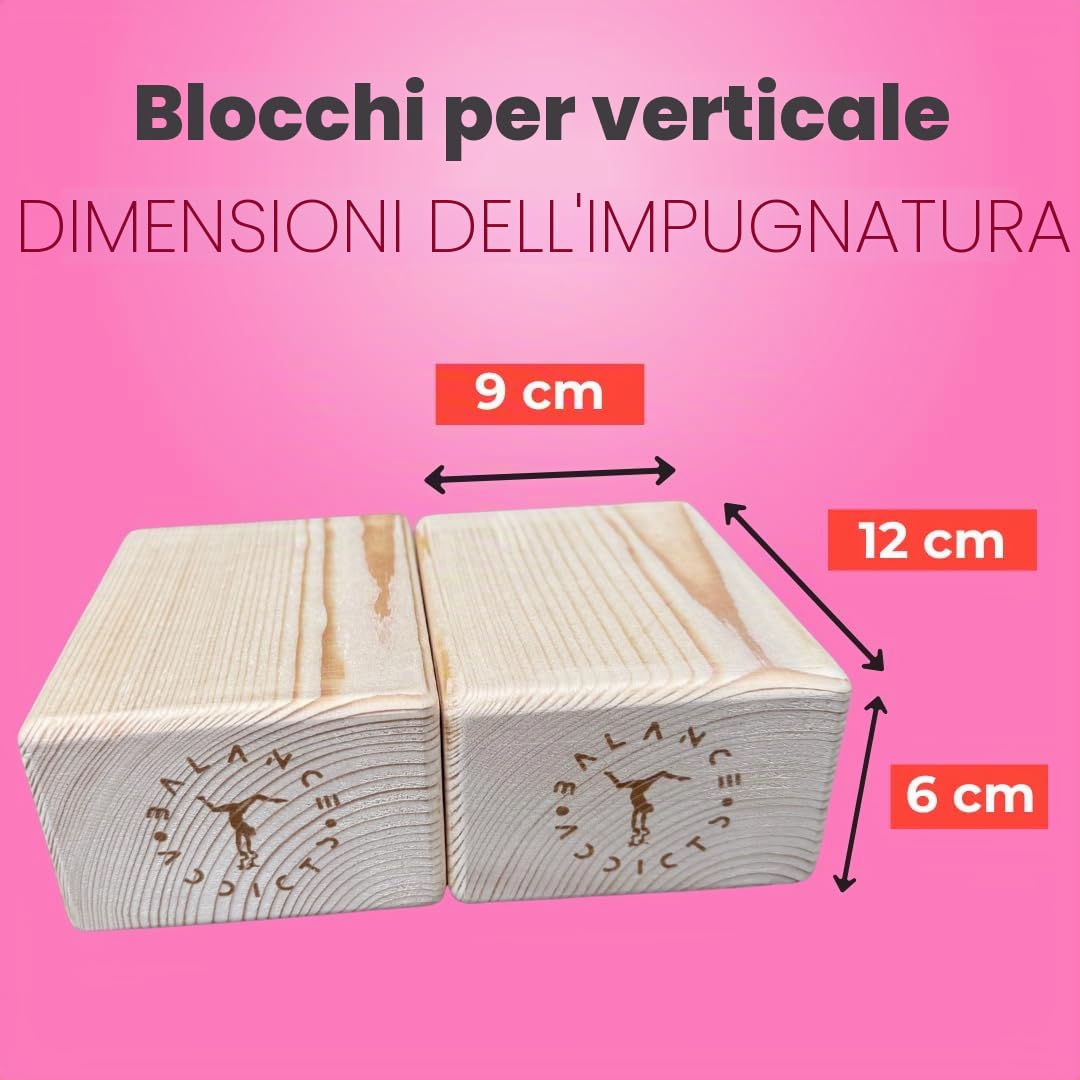 Blocchi di equilibrio per la verticale Balance Addicts | Blocchi di equilibrio per la verticale, ideali per la ginnastica, la ginnastica ritmica e lo yoga, per migliorare la forza