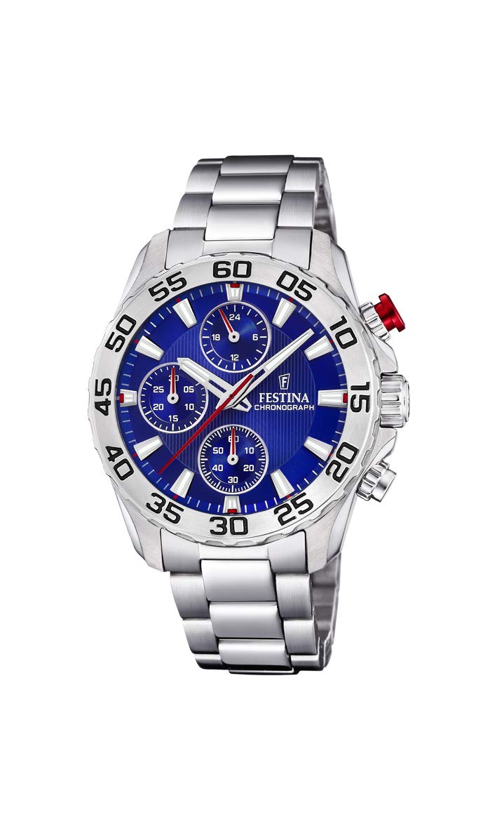 Montre FESTINA pour Enfants F20457/2 Junior Collection Boîtier en Acier Inoxydable Gris Bracelet en Acier Inoxydable Gris