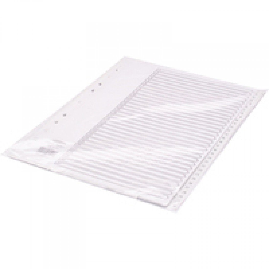 Concord White Index Polypropylene 120 Micron Europunched 1-31 A4 Ref 64501