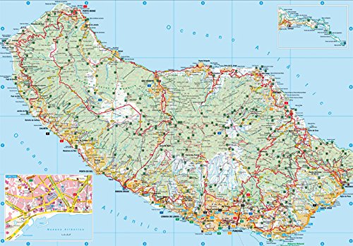Madeira 1:75.000: Toeristische wegenkaart 1:75 000...