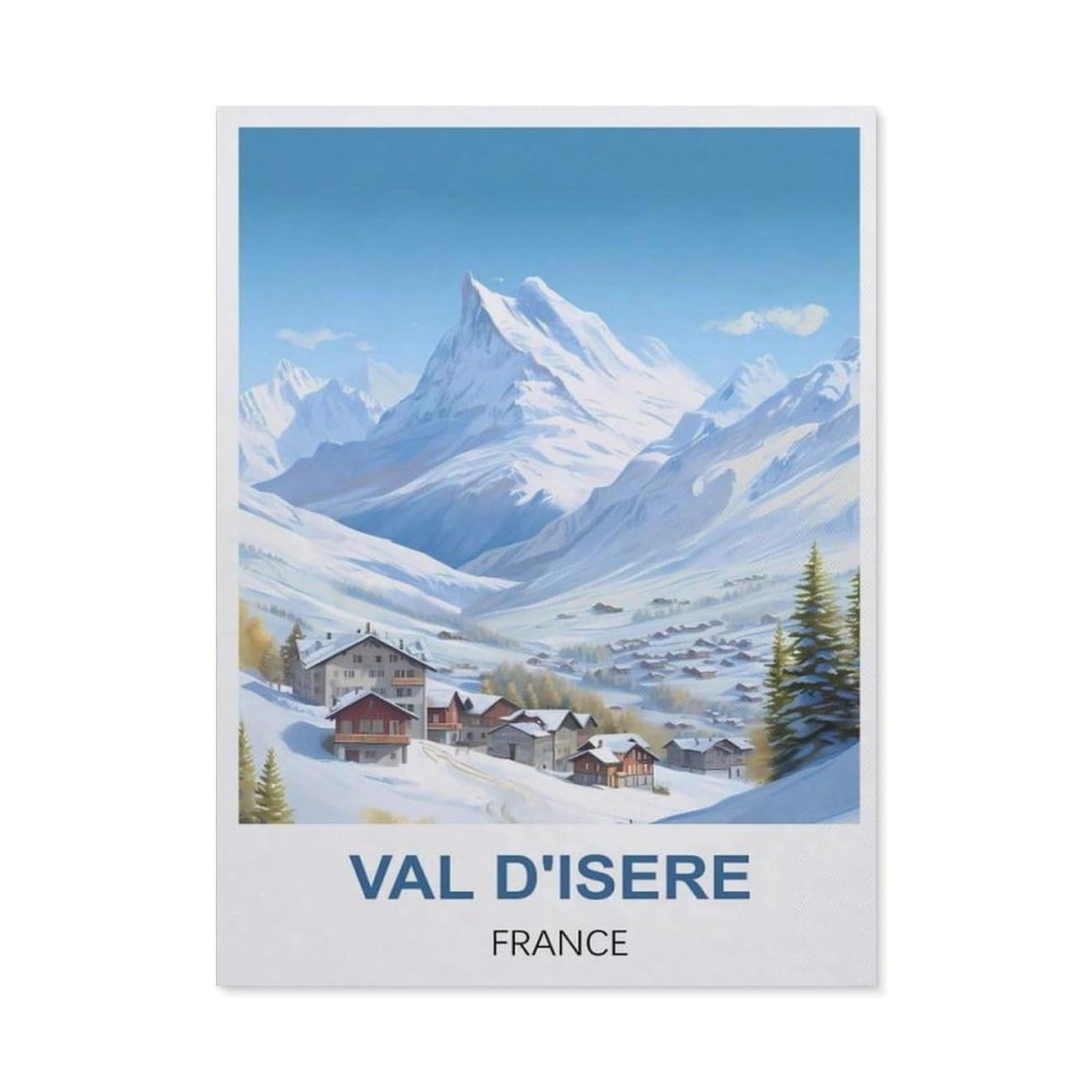 BEAYODKP 5D Diamond Painting Set ，Val D'isere France