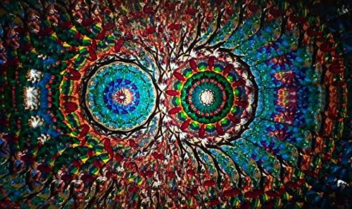 Elliptic Flower Kaleidoscope Wheels Kaleidoscope Made of Dark Brass Traveler Accessory Idea Festival Accessories Burning Man Psychedelic EL