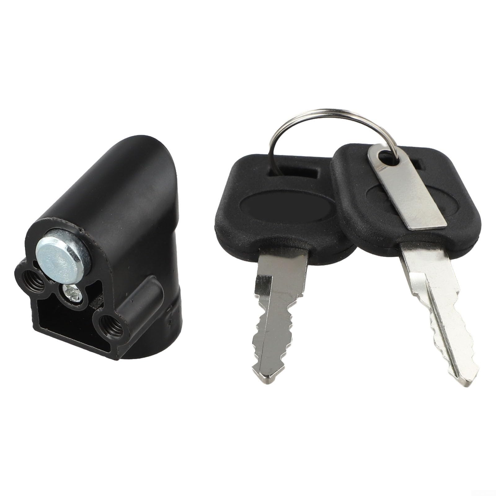 Elektrischer Fahrrad-Akku-Schloss- und Schlüsselset, Metall-Strom-Schloss-Mechanismus mit doppelten Schlüsseln für Hailong-Akku-Gehäuse Kompatibel für Hailong 1 2 E-Bike-Akku-Pack (11mm) Sport & Freizeit