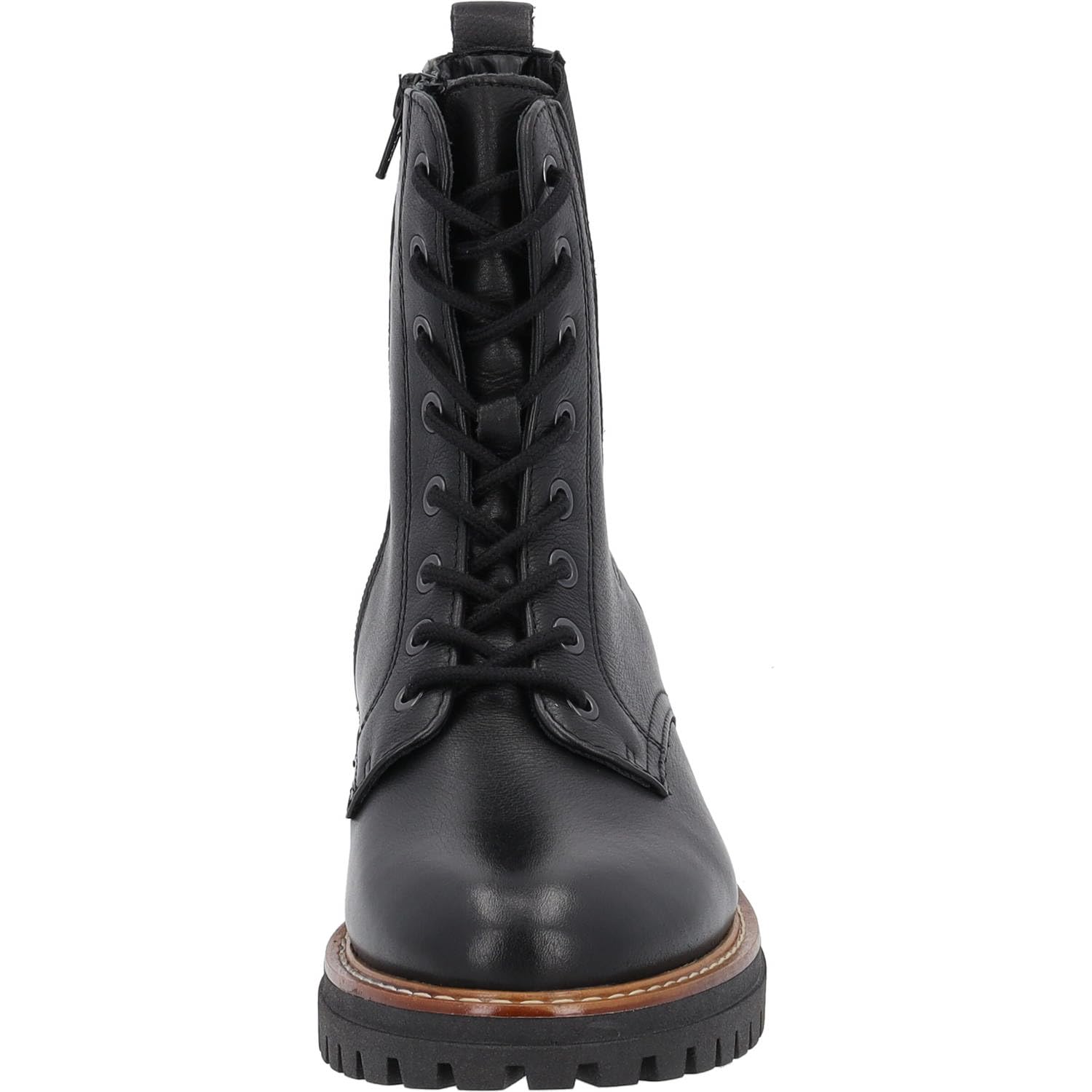 Palado Damen Stiefeletten Unije – elegante Boots aus Rindsleder - leicht gefütterte Stiefel - modische Schnürstiefel