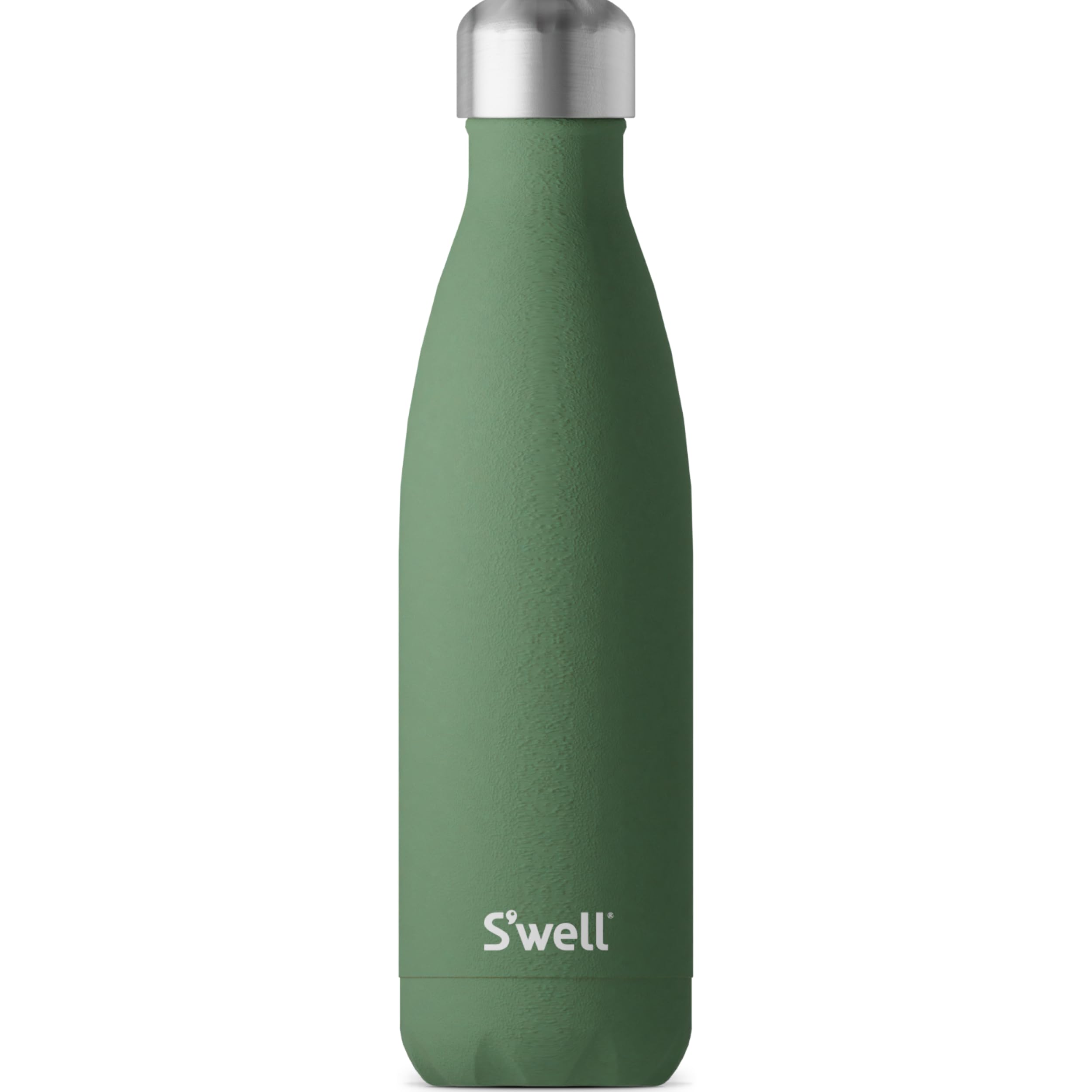 S'wellStainless Steel Water Bottle 17 Fl ounces Green Jasper Triple-Layered Vacuum-Insulated Containers Keeps Drinks Cold for 36 Hours and Hot for 18 BPA-Free Perfect for On the Go