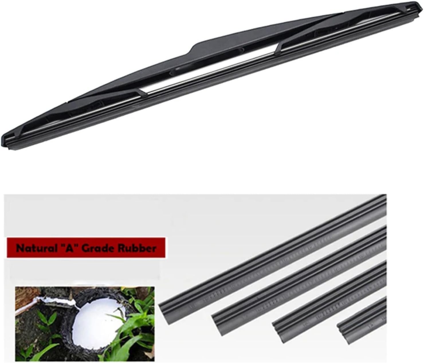 for Hyundai I10 Mk1 2008-2014, Wiper 12" Rear Wiper Blade & Arm Set Kit Windshield Windscreen Tailgate Window Brush car Wiper