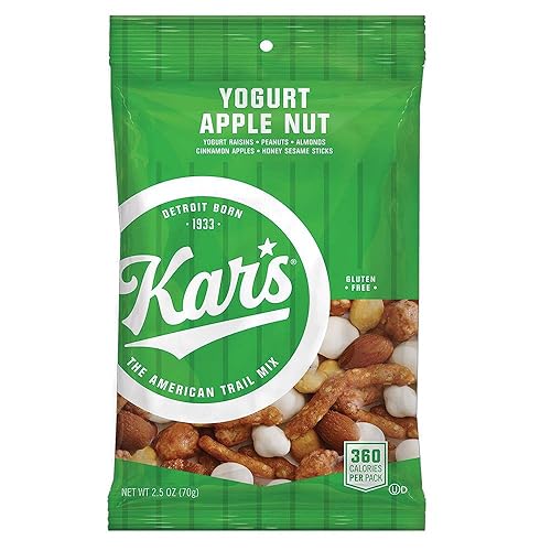 Miniatura 7 de Kar's Nuts Nut 'N Berry Trail Mix, 13.25 oz – Bolsa resellable (paquete de 6), snack de mezcla de frutos secos sin gluten