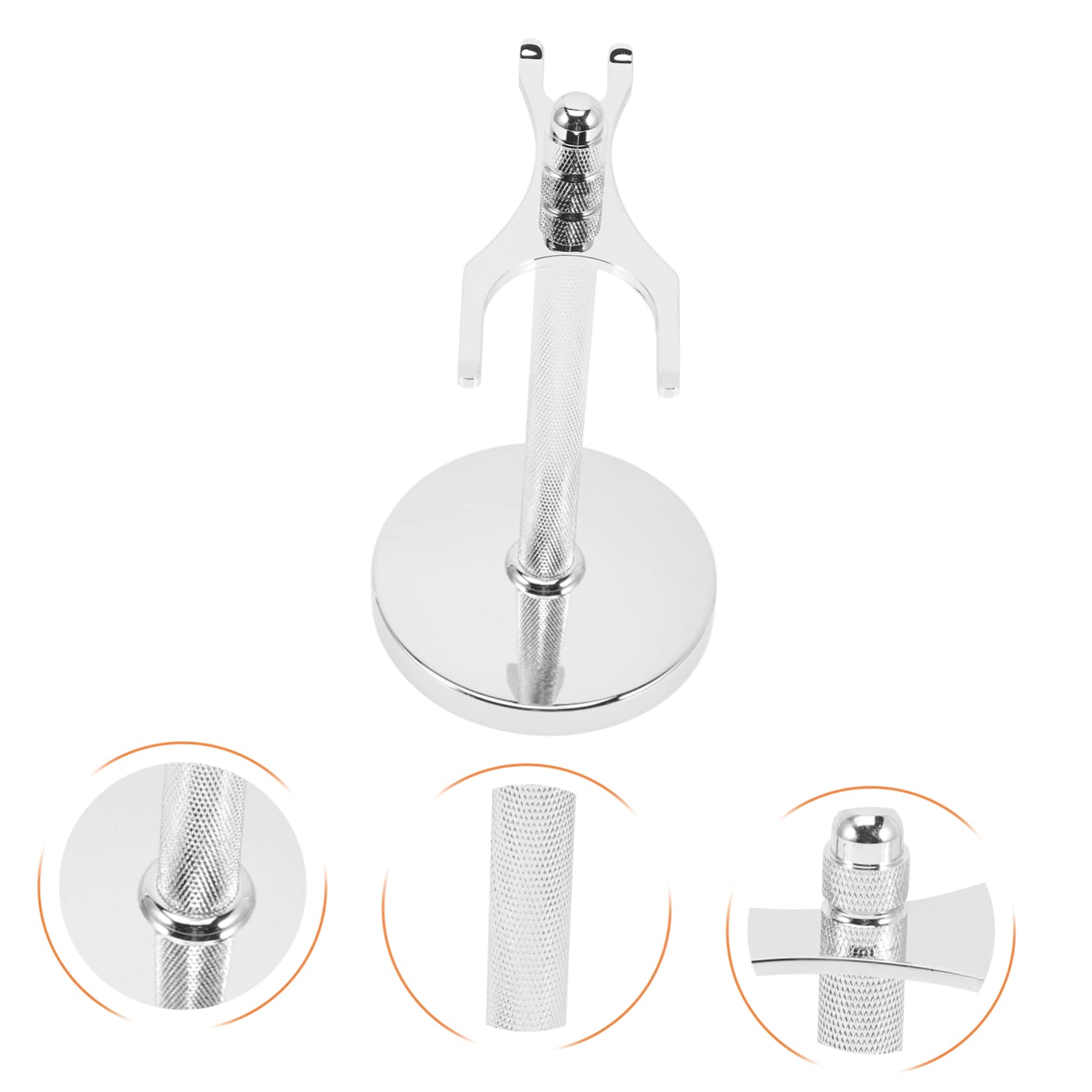 minkissy 2pezzi Stand Per Rasoio Da Viaggio e Supporto Per Pennello Da Barba Design Compatto e Resistente Accessorio Per Regali Uomini