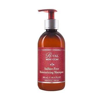 Royal Moroccan Sulfate Free Shampoo | Argan Oil Shampoo | Shampoo for Color Treated Hair | Moisturizing Shampoo Argan Oil Hair Products 300 ml 10.14 oz