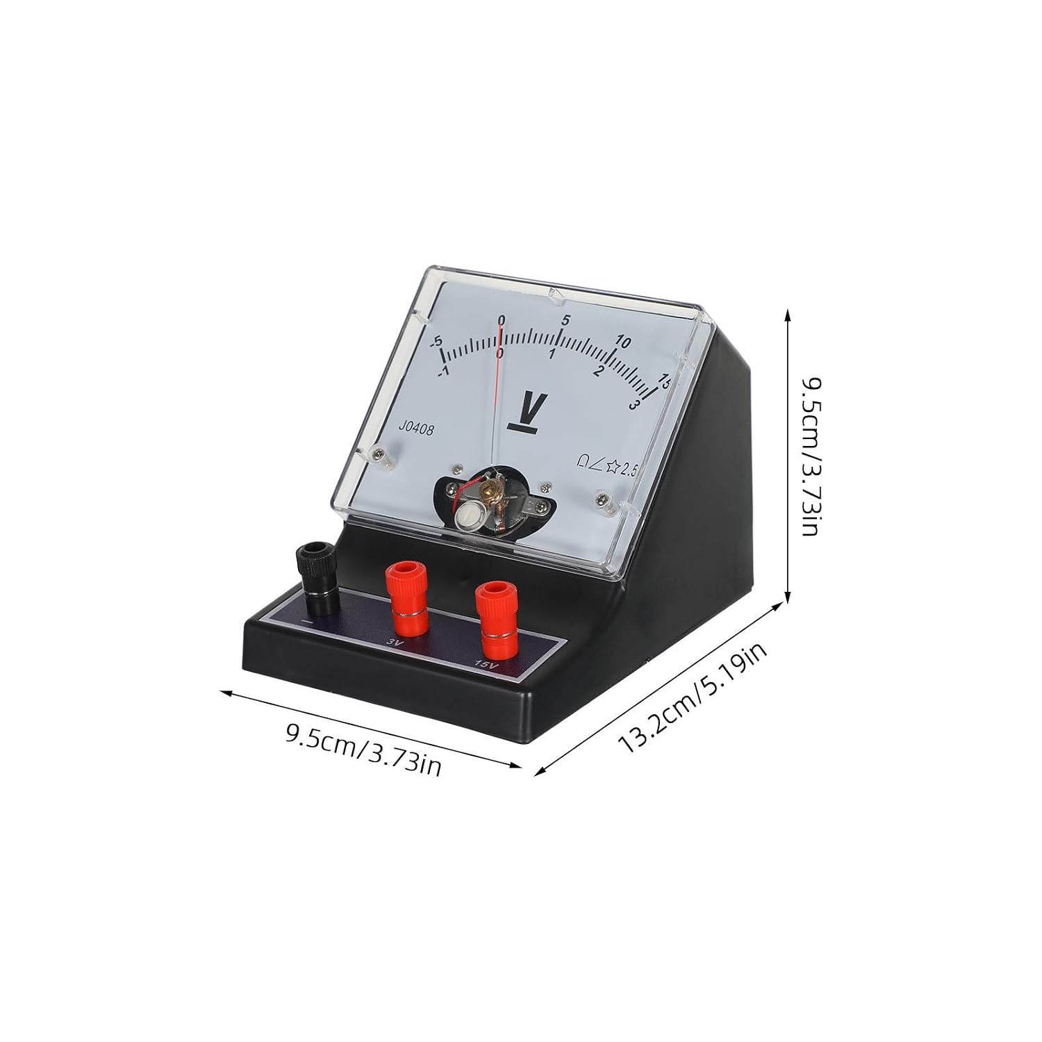 Physics Experiment Voltmeter 0-3v 0-15v Dual Range Lab Meter