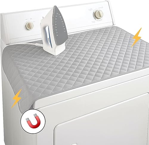 Miniatura 8 de DINY Home and Style Tapete portable para planchar en cualquier lugar, de 18 x 31 pulgadas, perfecto para departamentos pequeños y viajes