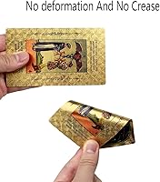 Vista 2 de SUNHHX Tarjetas de tarot, cubierta de 78 cartas de tarot, de PVC, resistente a las arrugas, de lujo, lámina dorada, cartas clásicas de tarot