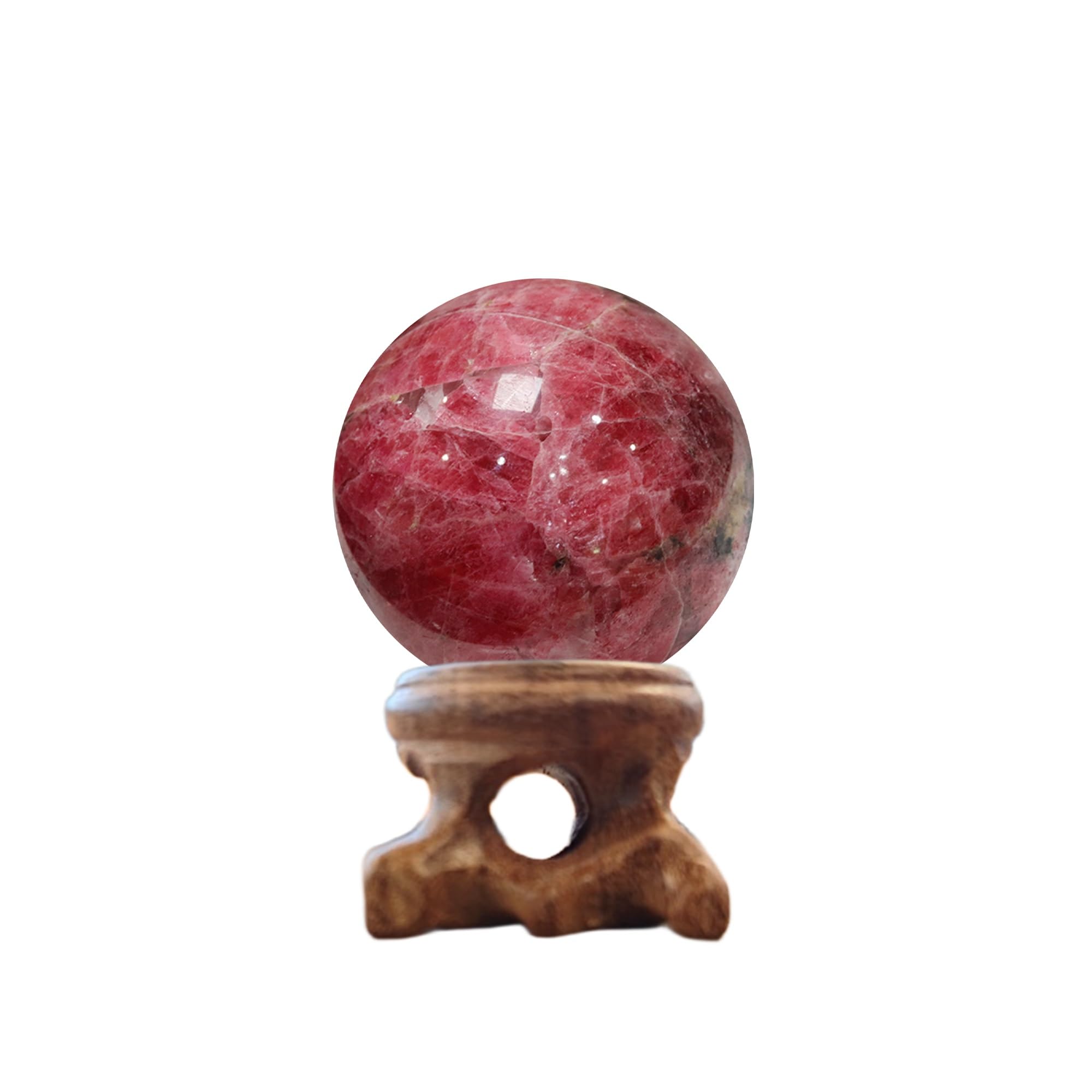 NHKSFBLQ Crystal Ball with Stand - 2" Inches Crystal Sphere Balls for Witchcraft and Decorative Balls