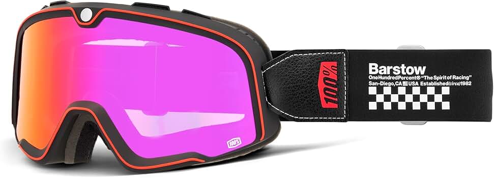 100% BARSTOW バーストゥゴーグル 100% BARSTOW GOGGLE モトクロス ゴーグル オフロード ライダー