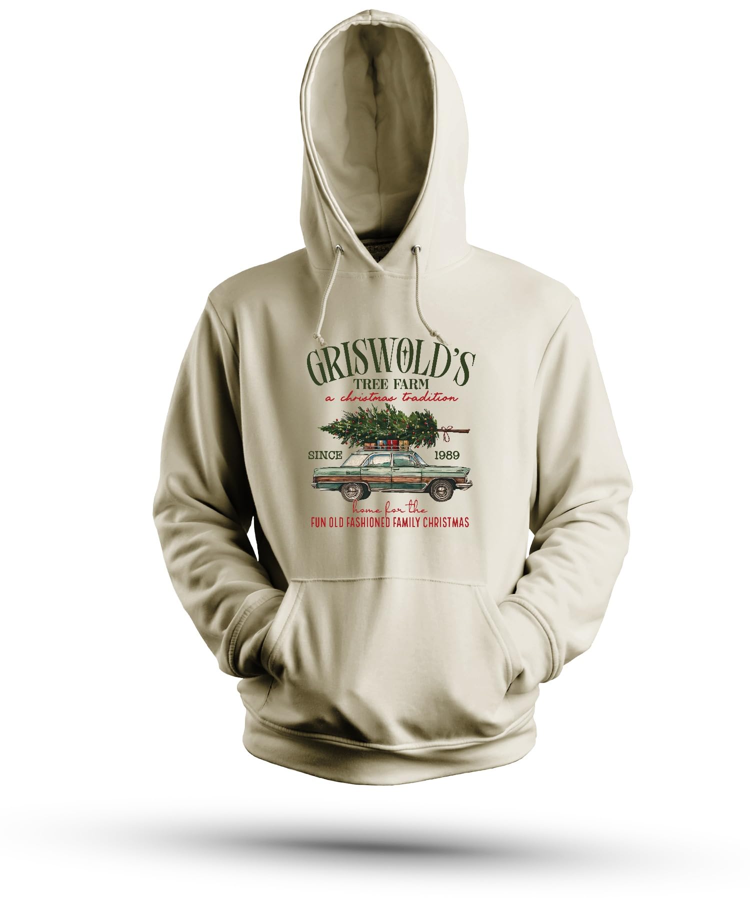 Griswold's Tree Farm Boże Narodzenie, piękny upominek, Clark Griswold bluza z kapturem uniseks