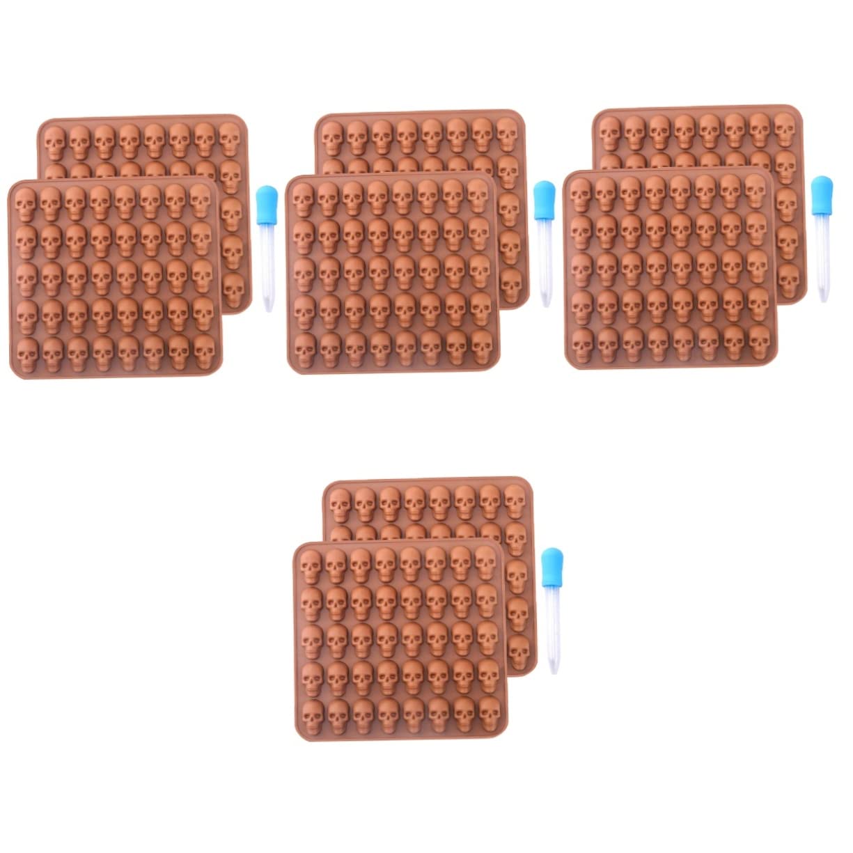 Ciieeo Lot De 4 Moules À Gâteaux Dhalloween En Silicone Outils De Cuisson Non Démoulables Adaptés Aux Décorations De Fête Pour Garçons Et Filles