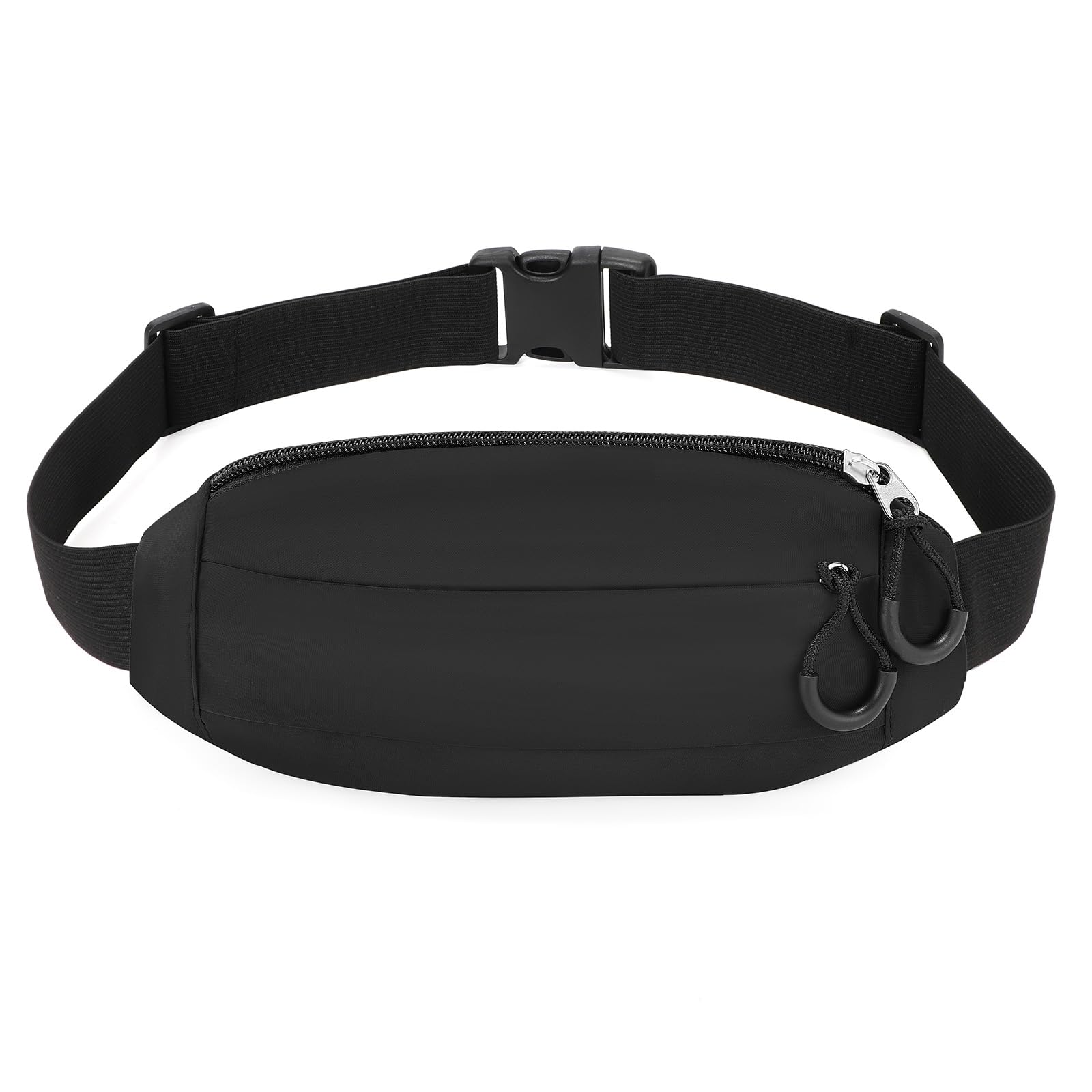 SUOSDEY Money Belt bag for Travel, Men Women RFID Fanny Pack for Hiking Running Crossbody Waist Bag Passport Bag black