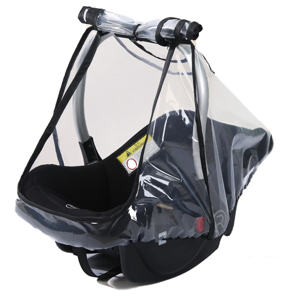 Oaygat Baby Car Seat Cover Light Blocking Transparent rain Cover Infant for Stroller Outdoor Boy and Girl Waterproof and Lightweight Infant Car Seat Cover Canopy for rain Cover Large Baby