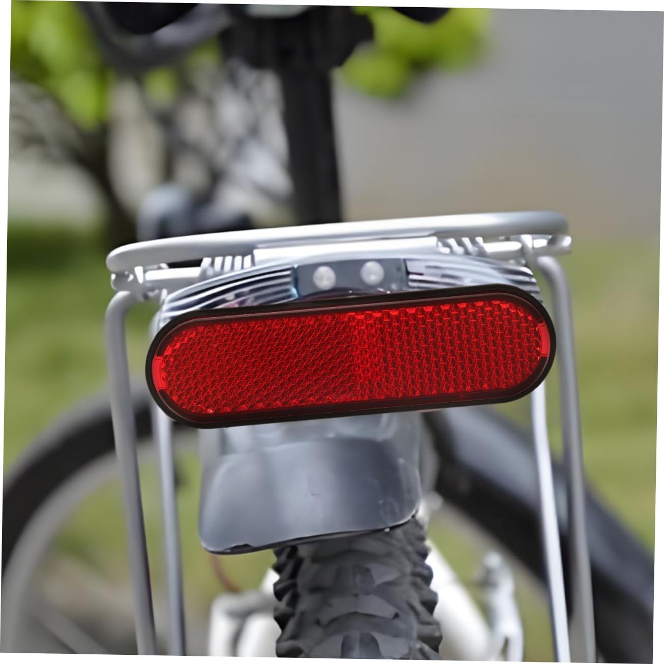 5pcs Motorcycle Scooter Reflectors Red Reflective Bicycle Wheel Reflectors Enhance Safety The Road