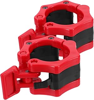 JUMPLAWN Clips Para Mancuernas Gym Abrazaderas Barra Resistentes Ajustables 25mm