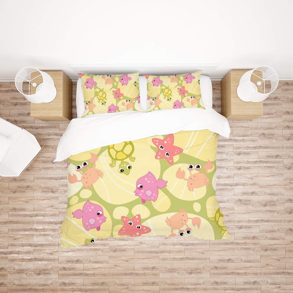 Parure de lit polyester 3 pièces lit simple ultra doux toutes saisons