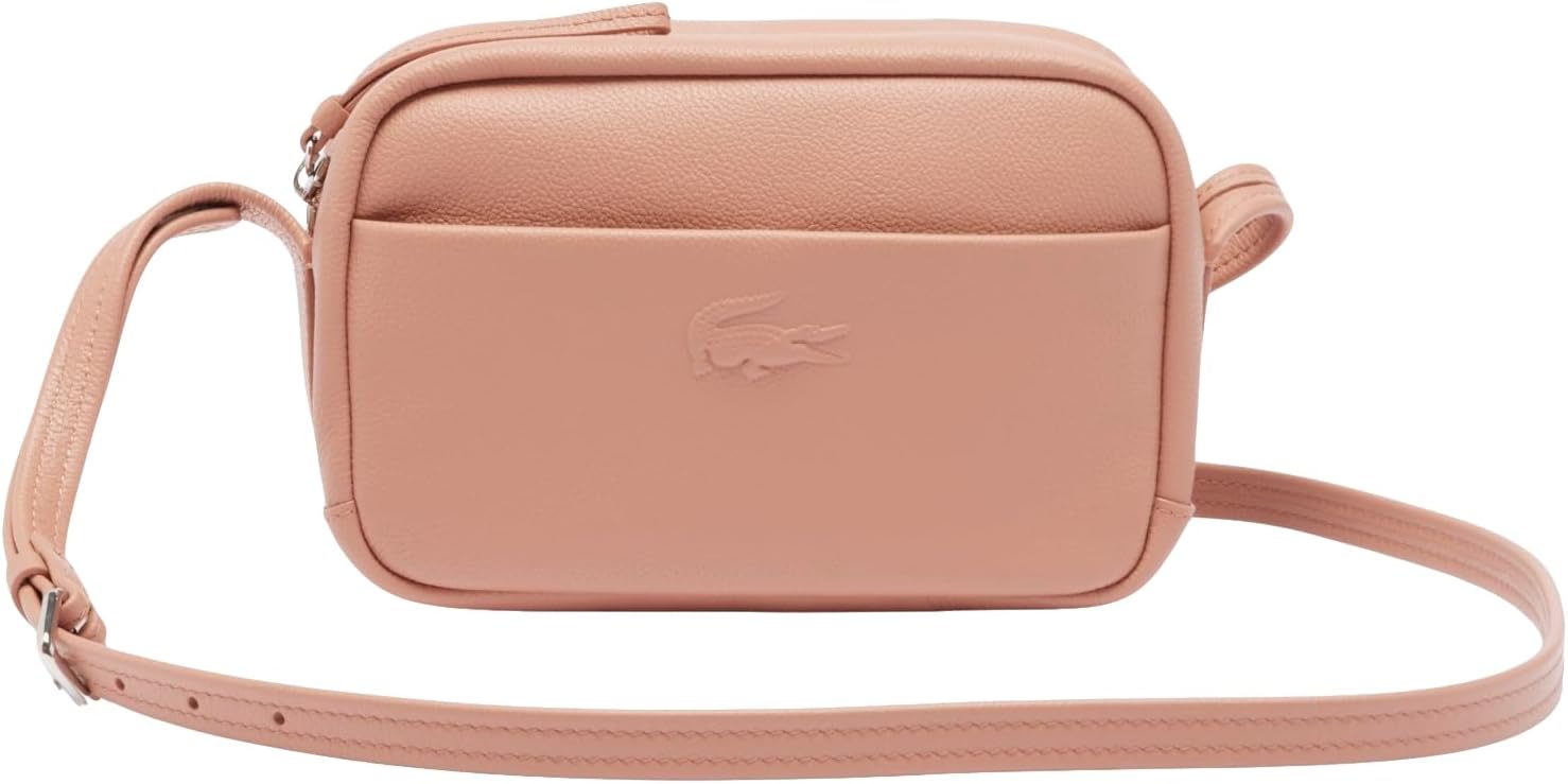 Lacoste Women's City Court Grain Leather Crossover Bag, Tulle, One Size