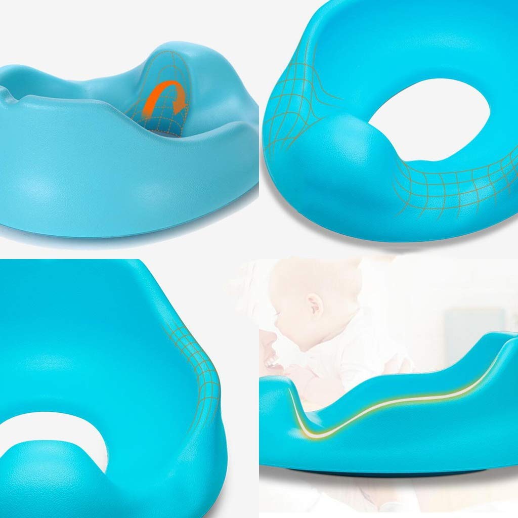 Toilettensitz, Ring Für Toilettentrainer, Bad Tragbar Assistent Töpfchen Rutschfest Sicher Robust Unisex-Kleinkind Toiletten-Trainingssitz Gebündelt WC Trainer (Farbe : Yellow)