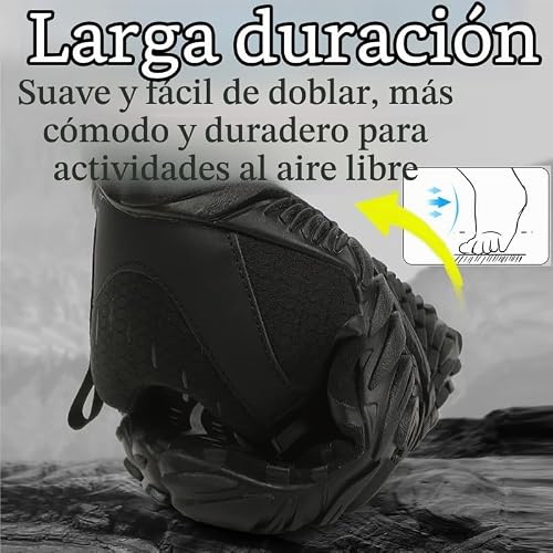 Miniatura 6 de Zapatillas Minimalistas Barefoot Hombre Mujer Zapatos Descalzos Zero Drop Zapatillas De Trail Running Ligeras Cómodas Zapatos De Agua Gym Playa Deportes Senderismo Transpirable Yoga Gris 36eu