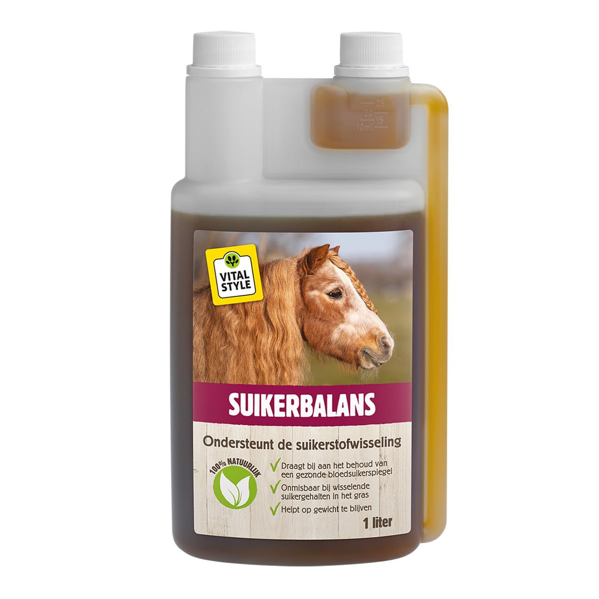 Suikerbalans Otros 1 litro, suplemento para el control de glucosa y peso en caballos