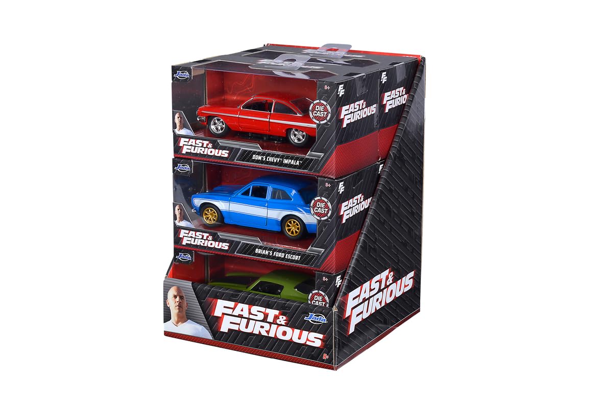 Jada Toys Fast & Furious Metal Car, 1:32, 13.5 cm, Folding Doors and Realistic Design, Assorted Models, Random Delivery, Collector's Product for Fans from 8 Years (9324075300W01)
