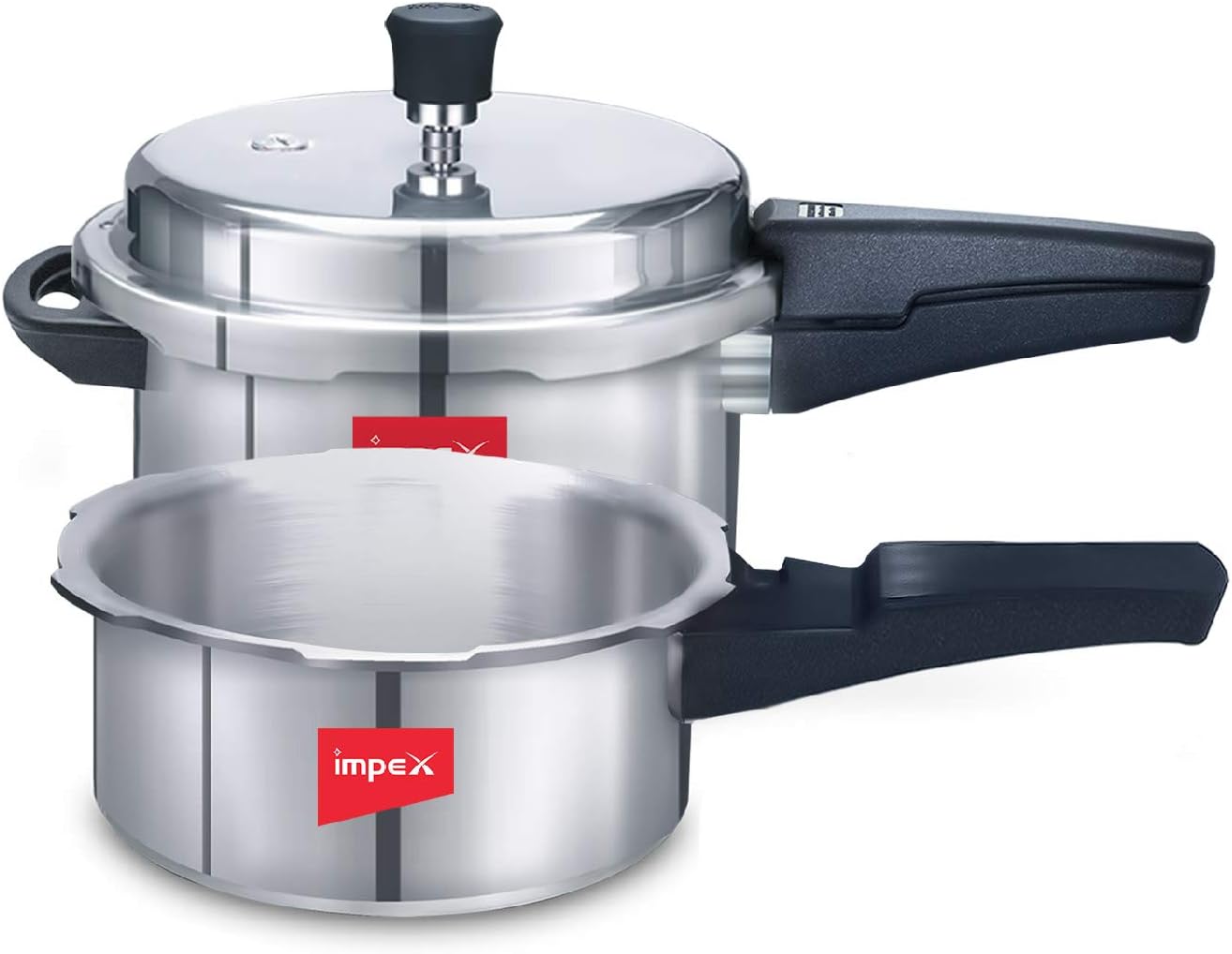 Impex Ipc 5C3 Induction Base Outer Lid Aluminium Pressure Cooker, 3