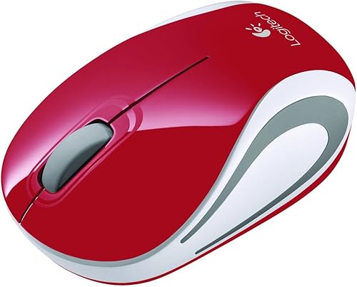 Miniatura 3 de Logitech M187 Mini Mouse Inalámbrico Rojo