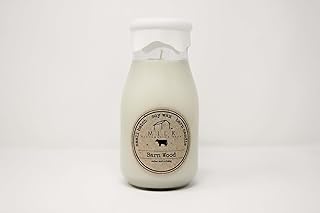 Barn Wood Milk Bottle Jar Candle, 12.5 Oz, Home Fragrance Accessories