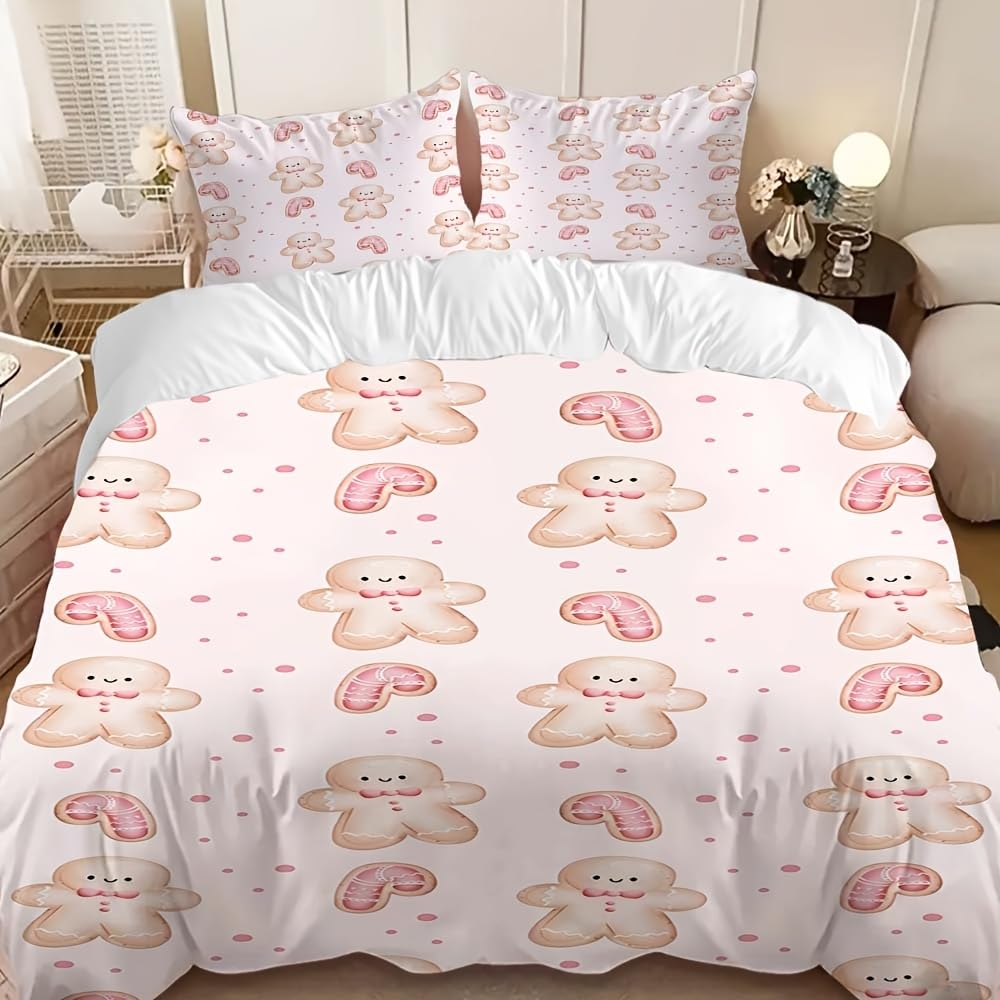 Housse de couette de Noël douce et légère contre le froid dans le lit d'une fille