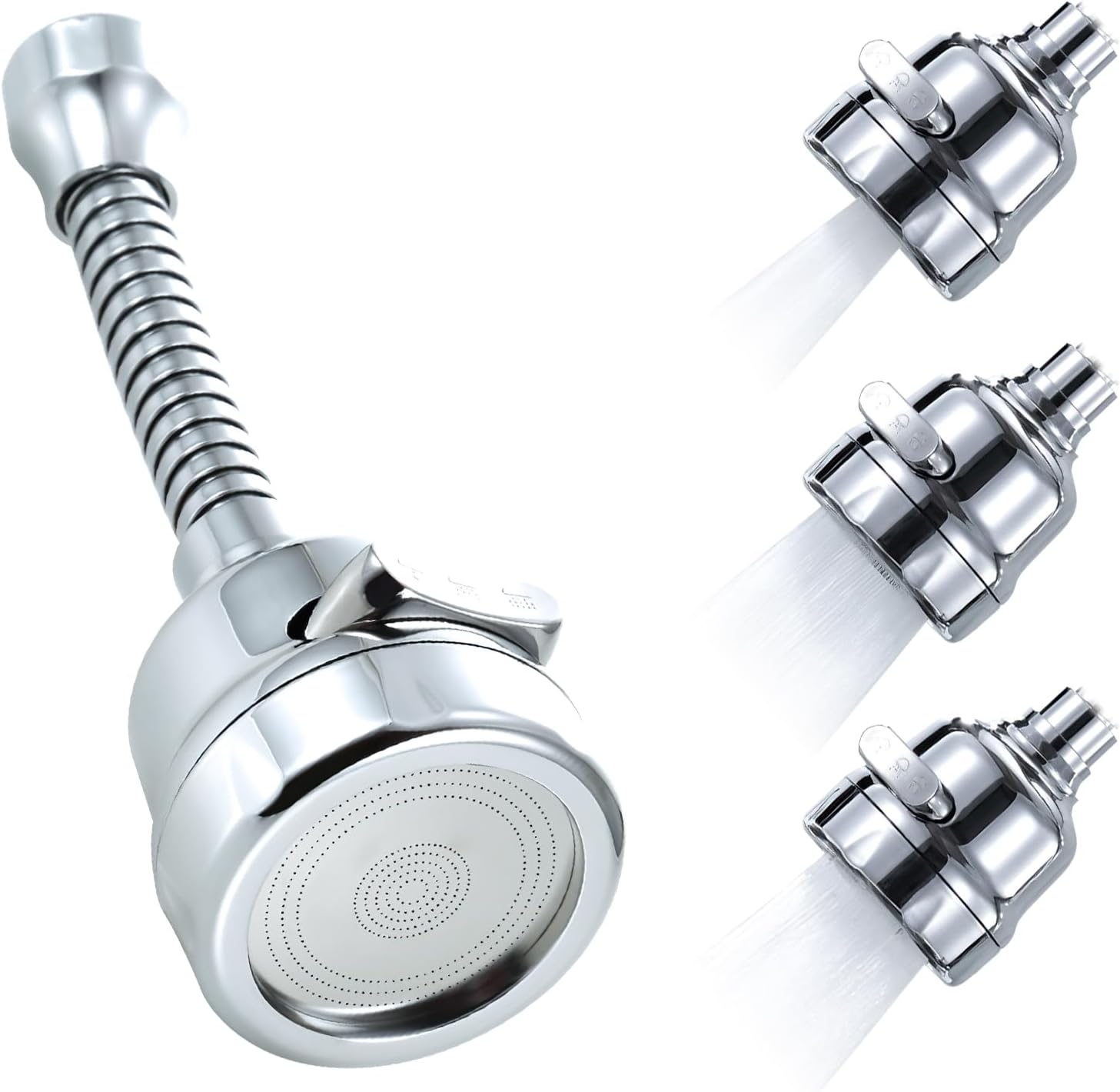 Wasserhahn-Verlängerung Mit 2 Sprühmodi - Drehbarer Spritzfilter Für Bad & Küche