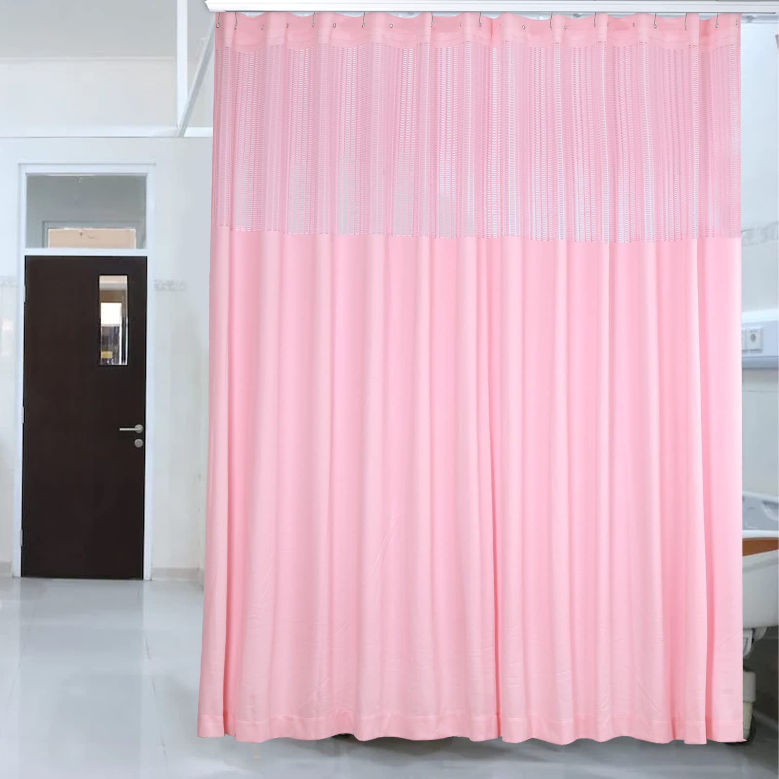 Upyouths Hospital Curtain with Flat Hooks Room Divider Curtain for Hospital Medical Clinic SPA Lab Cubicle Curtain Divider Privacy Screen