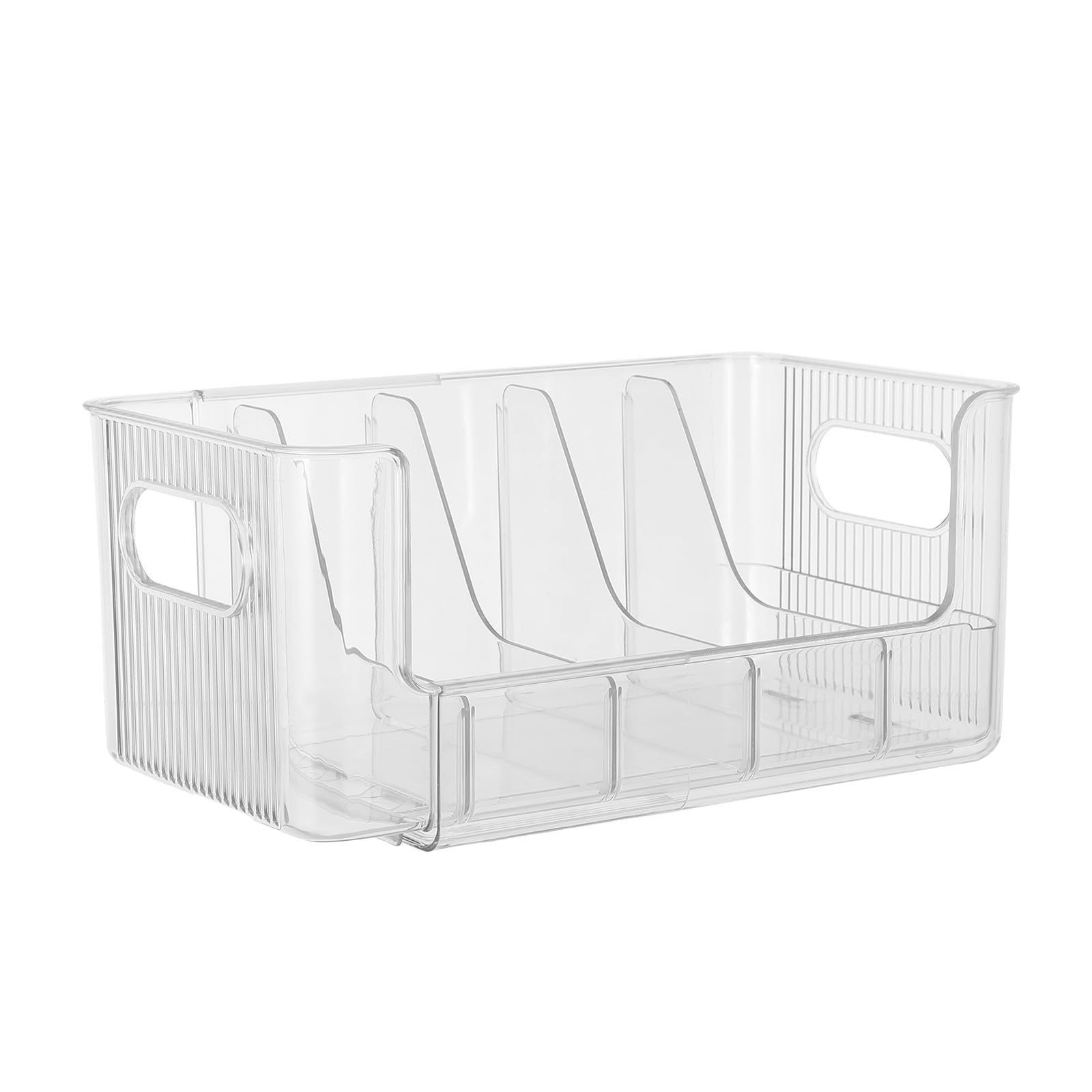 Caja organizadora de CD Homoyoyo de acrílico transparente para DVD